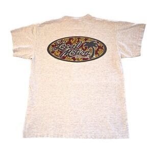 Vintage Rare SS Local Motion Koala Art T-Shirt Grey Size Large
